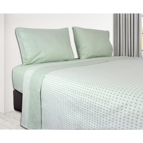 ALVÃO - [Jogo de Cama FLANELA - Verde]