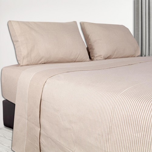 SAMBA - [Jogo de Cama FLANELA - Bege]