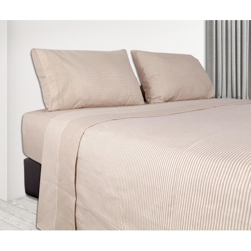 SAMBA - [Jogo de Cama FLANELA - Bege]