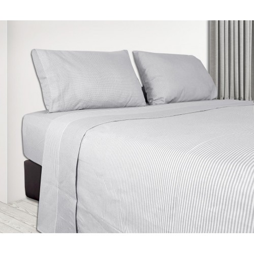 SAMBA - [Jogo de Cama FLANELA - Cinza]