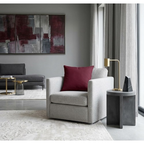 LUANDA - [Almofada Decorativa - Bordeaux]