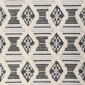 KAIRA - 615 COZY KELIM [Tapete - Preto/Branco]