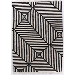 KAIRA - 615 CRISS CROSS [Tapete - Preto/Branco]