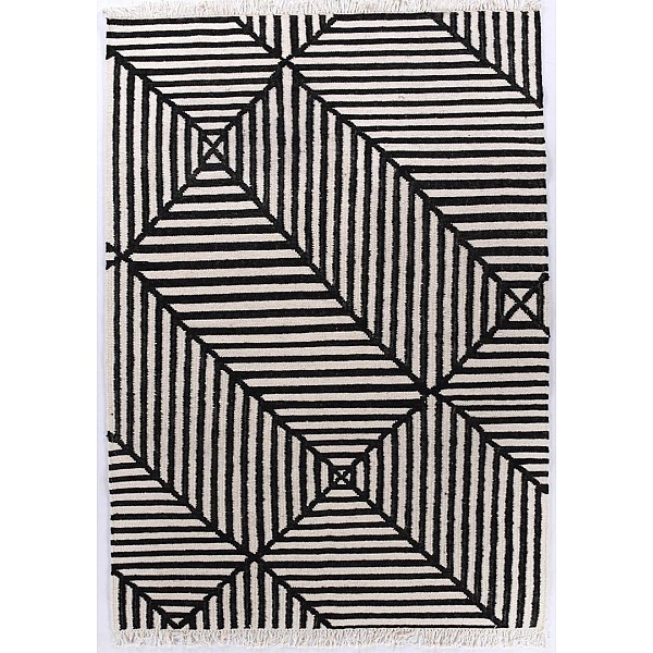 KAIRA - 615 CRISS CROSS [Tapete - Preto/Branco]