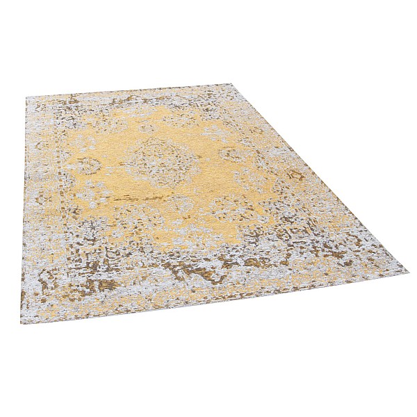 ORIENTAL - Kirman-870 [Tapete - Dourado/Multi-Cor]