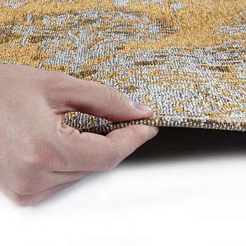 ORIENTAL - Kirman-870 [Tapete - Dourado/Multi-Cor]