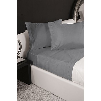 SERENATA - [Jogo de cama - Cinza Escuro] · 2,40*2,70 metros + Lençol de baixo ajustável + 2 Fronhas