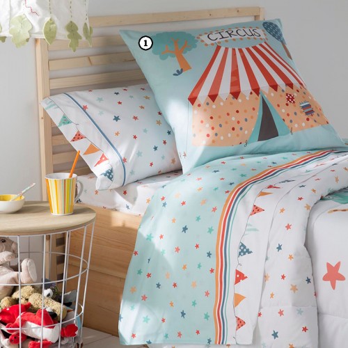 TENDA5 - [Jogo de Cama - Multi-Cor]