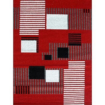 CARLA - 1,05*1,50 - J15 [Tapete - Vermelho]