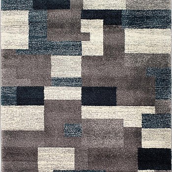 HORTA STE01 - 696 [Tapete - Cinza/Azul Petróleo]
